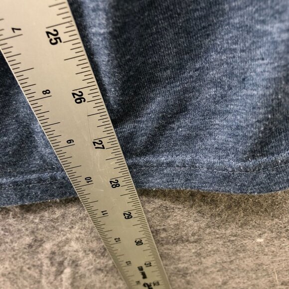 Uniqlo Dry Color T Shirt Mens L Blue Short Sleeve Crewneck Cotton Blend - Picture 8 of 8